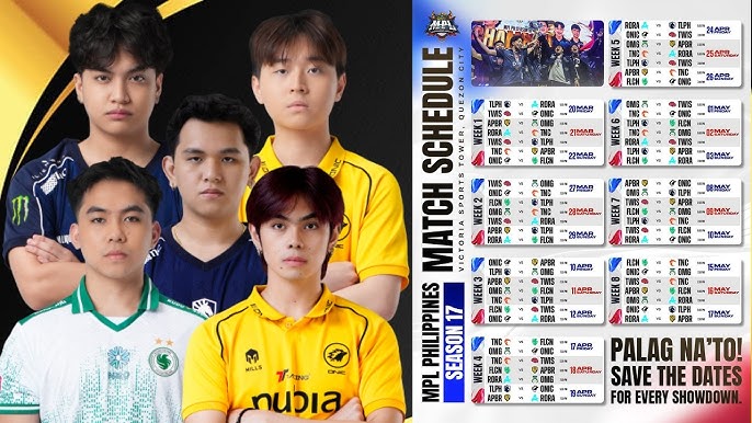 Complete MPL PH Season 17 Week 1 Schedule: Opening Matches and Key Games